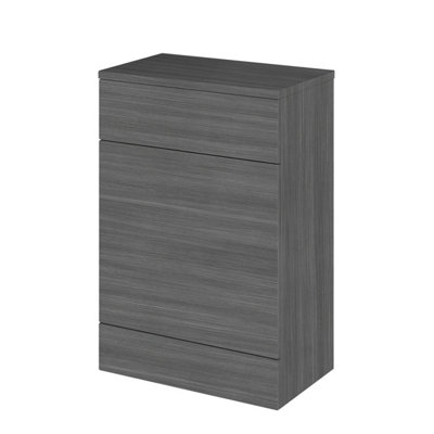 Balterley Alrewas Contemporary Floor Standing Wc Unit With Coordinating WorktopAnthracite Woodgrain600mm from B&Q