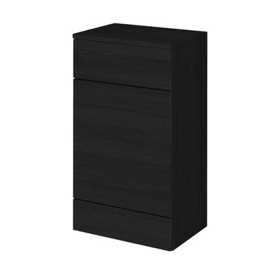 Balterley Alrewas Contemporary Floor Standing Wc Unit With Coordinating WorktopCharcoal Black500mm from B&Q