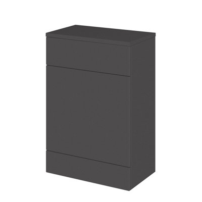 Balterley Unisex Grey Alrewas Contemporary Floor Standing Wc Unit, Gloss 600Mm In - Image 2