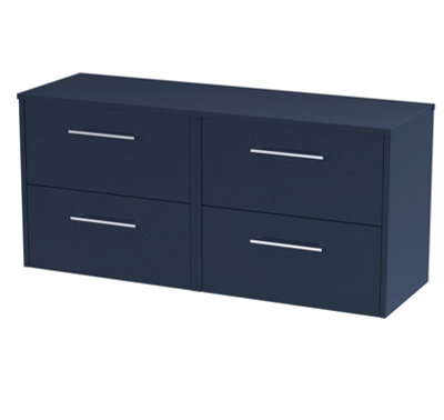 Balterley Winshill Contemporary 4 Drawer Wall Hung Vanity Unit With Worktop1200mm from B&Q