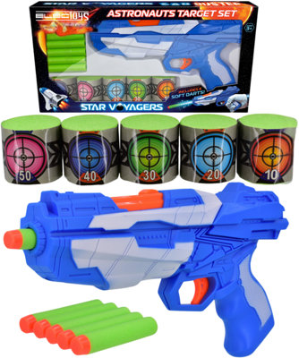 Toy Soft Dart Gun With Targets Foam Darts For Kids from B&Q