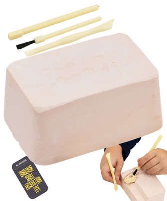 Dinosaur Excavation Dig Kit With Fossil Skull Toy from B&Q