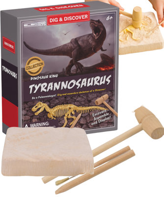 Dinosaur Excavation Tyrannosaurus Stem Digging Kit from B&Q