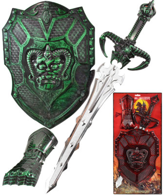  - Knight Set Kids Role Play Costume Sword Shield