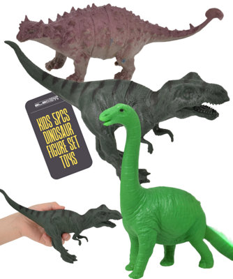 Dinosaur Toy Figures Jurassic Era Educational Playset from B&Q