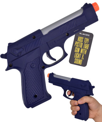 Spy Mission Team Toy Pistol Light And Sound Effects from B&Q