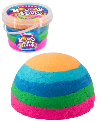 Bouncy Putty Rainbow Sensory Modelling Toy 600G from B&Q