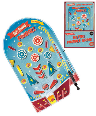 Retro Pinball Game Tabletop Toy Mechanical Arcade from B&Q