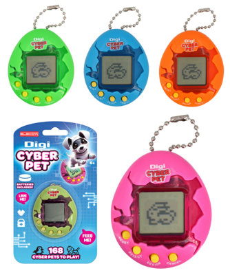 Digital Virtual Pet Toy Cyber Pet Handheld Game Lcd Keyring from B&Q