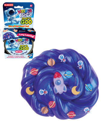 Galactic Goo Space Putty Slime 87G With Planets from B&Q