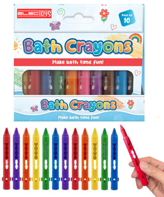 Bath Crayons Multicoloured Set For Creative Bath Time from B&Q