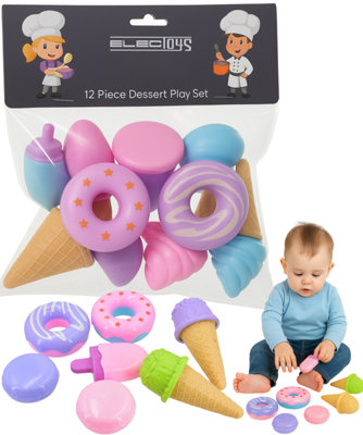  - Dessert Play Set For Kids Pretend Kitchen Toys