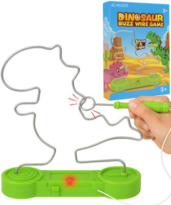 Dinosaur Buzz Wire Game With Lights And Sound from B&Q