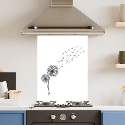 Choose Your Print Premium 65 X  90Cm Daffodil 6mm Glass Toughened Kitchen Splashback from B&Q