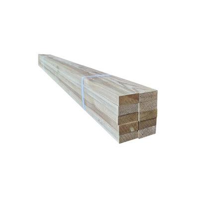 Snowdon Timber Treated 2X1" Batten (T) 22mm (W) 47mm (L) 1.8MPack Of 10 from B&Q
