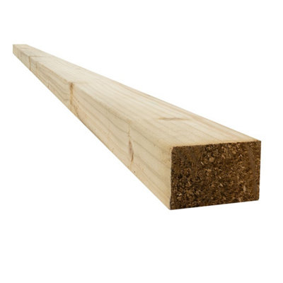 Snowdon Timber Treated 3X2" TimberDecking Joists (T) 45mm (W) 70mm (L) 3.6MPack Of 20 from B&Q
