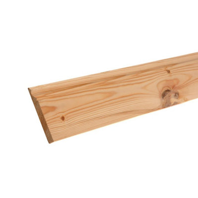 B&Q -  Pine Ogee Skirting Board (T) 15mm (W) 169mm (L) 2.4MPack Of 4