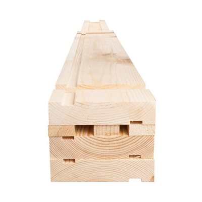 Snowdon Timber Redwood Fire Door Lining Set (T) 30.5mm (W) 106mm (L) 2.1MPack Of 2 from B&Q