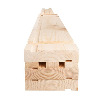 Snowdon Timber Redwood Fire Door Lining Set (T) 30.5mm (W) 132mm (L) 2.1M from B&Q