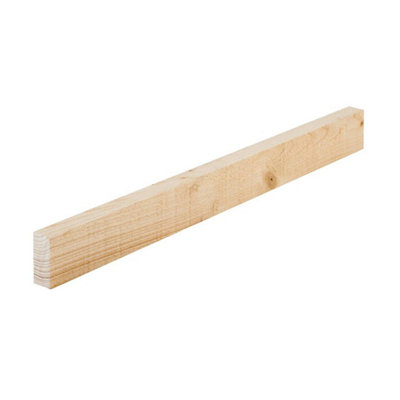 Snowdon Timber Rough Sawn Softwood Timber (T) 25mm (W) 30mm (L) 2.4MPack Of 8 from B&Q