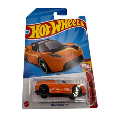 Hot Wheels Die-Cast Vehicle Then & Now Tesla Roadster