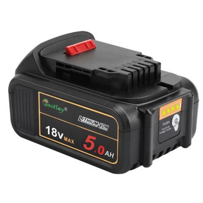  - 18V 6Ah Li Ion Power Tool Battery With Led Indicator Replacement For Dcb184