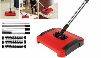 Speedsweep Manual Carpet Sweeper With Wide Cleaning Path from B&Q