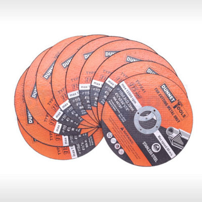 10Pc 115mm Metal Cutting Discs from B&Q