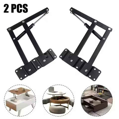  - 2Pcs Hydraulic Lift Up Table Hinges For Folding Or Lift Top Furniture