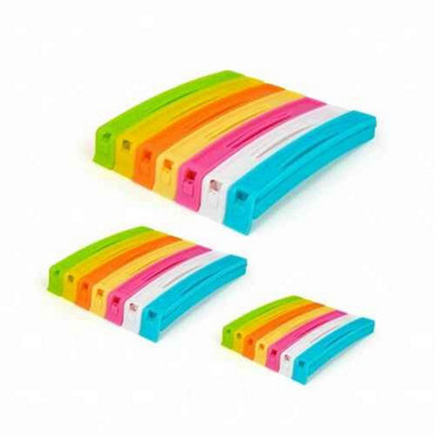 21 Multicolour Food Bag Clips  Mixed Sizes For Sealing Bags In Fridge & Freezer from B&Q