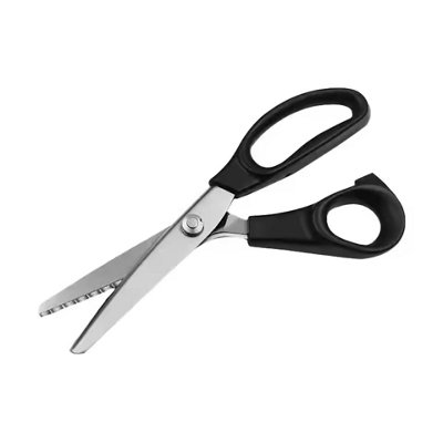 Stainless Steel Scissors Triangle TeethCloth Crafts Scissor from B&Q