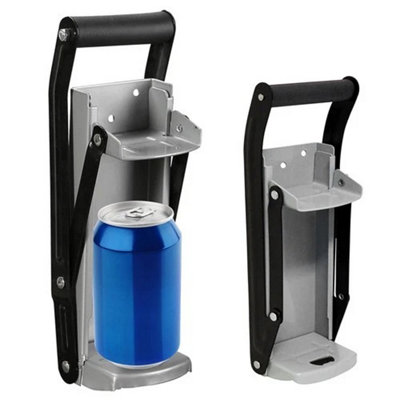 Heavy Duty Wall Mounted Can Crusher With Bottle Opener 500Ml 16Oz from B&Q