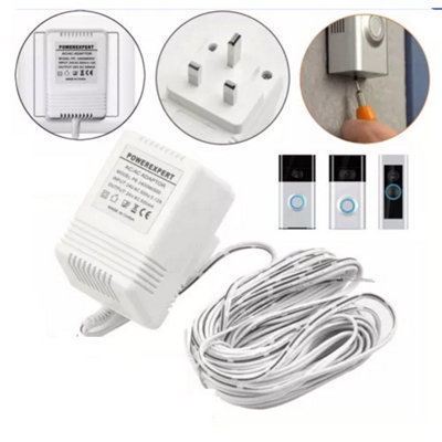  - 24V 500Ma Ac Doorbell Power Supply Adapter With 8M Cable