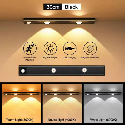  - Wireless Usb Led Motion Sensor Night  Light For Cabinet And Bedroom