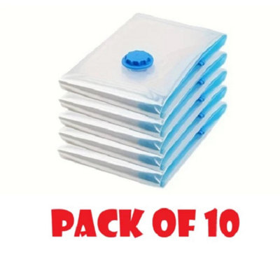 10X Strong Vacuum Storage Space Saving Bags from B&Q