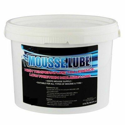 Low Friction Mousse Lube For All Tyre Types 2 And Half Litre Tub from B&Q