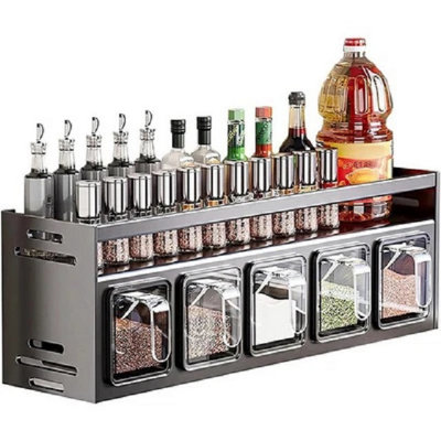  - 2 Tiers Kitchen Spice Rack Storage Organizer