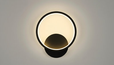  - Modern Led Round Wall Light 12W Warm White 3000K