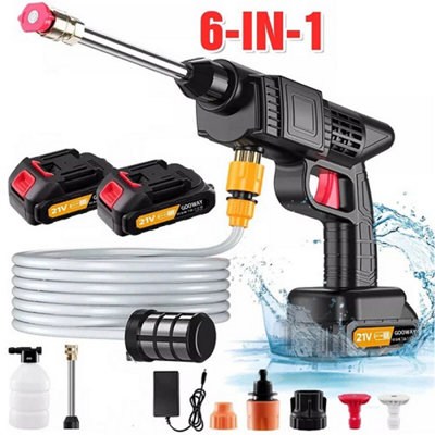 Cordless Handheld Pressure Washer With 2 Batteries from B&Q