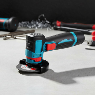 12V Cordless Mini Angle Grinder With 2 Batterie from B&Q