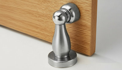 Magnetic Door Stop Holder Catch Stops Hook Wedge Stainless Steel Door Stopper from B&Q