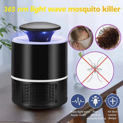 360 Usb Mosquito Killer Lamp Silent Uv Insect Zapper With Suction Trap from B&Q