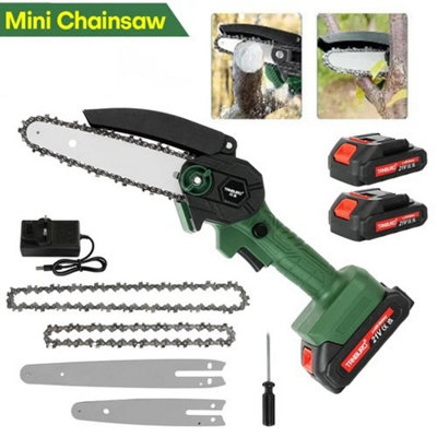 One Hand Mini Cordless Chainsaw For Wood from B&Q