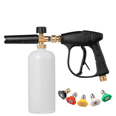 Snow Foam Washer Gun Car Wash Soap Lance from B&Q