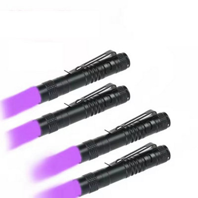 Portable Mini 395Nm Uv Flashlight Pen Clip Torch from B&Q