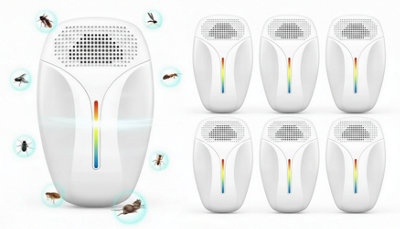 6 Pcs Ultrasonic Pest RepellerInsect And Rodent Control from B&Q