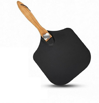 Non Stick Pizza Peel Aluminium Foldable Wooden Handle Paddle 12X14 Inch from B&Q