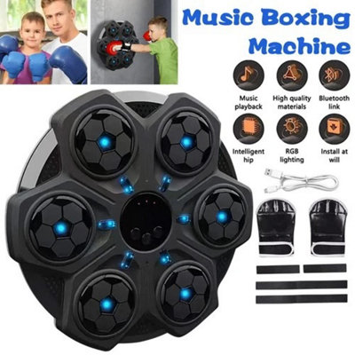  - Smart Electronic Punching Boxing Trainer With Bluetooth Music