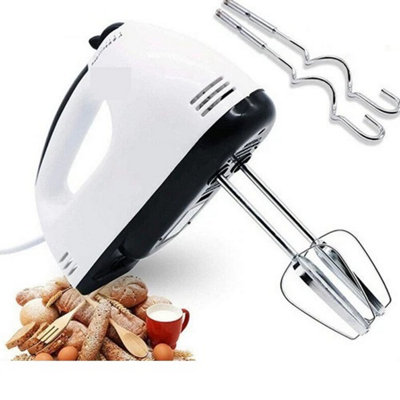 Electric 7 Speed Handheld Kitchen Mixer Whisk Egg Beater For Baking from B&Q