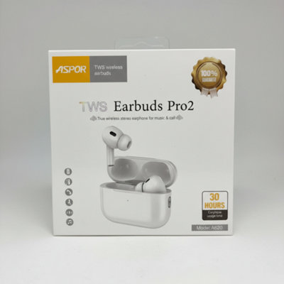 B&Q Tws Pro 2 Bluetooth Wireless Earbuds With Siri Support